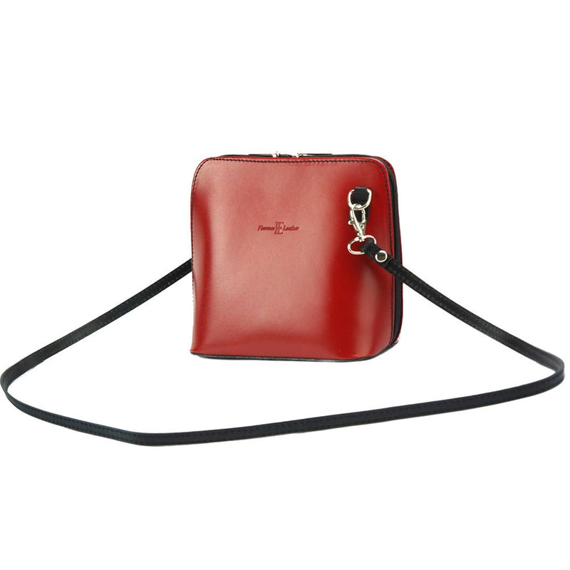 Dalida Black Italian Leather Purse - Leather Italiano