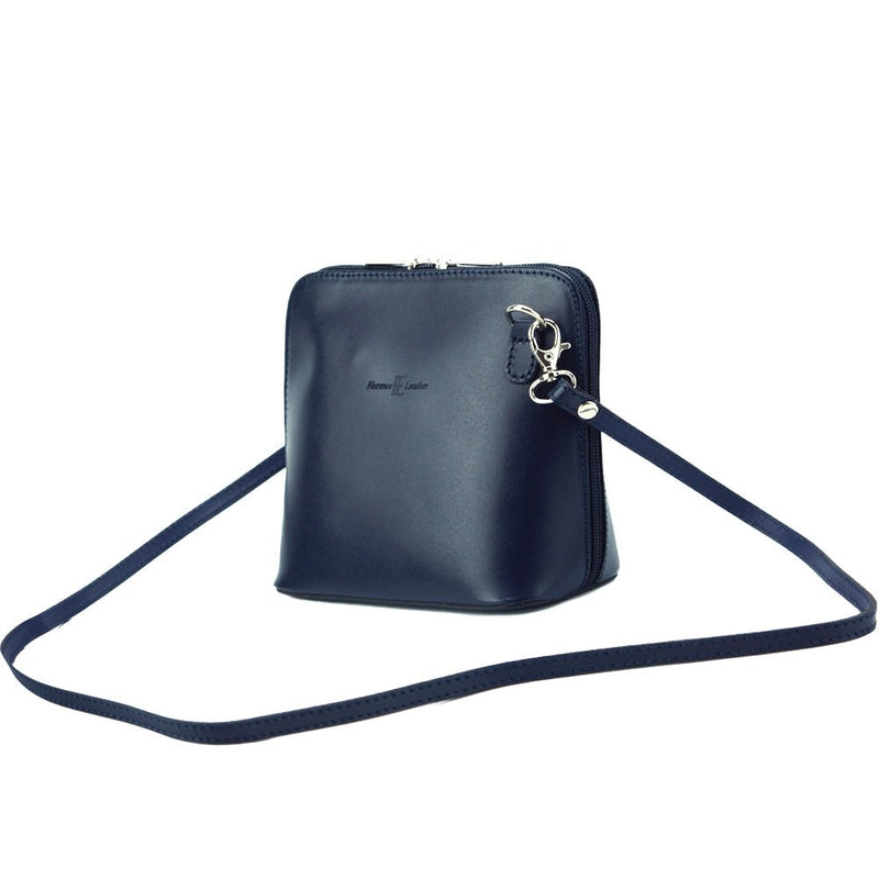 Dalida Black Italian Leather Purse - Leather Italiano