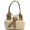 Daria Italian Leather Shoulder Bag – Soft - Grain Elegance with Sculptural Knot - Leather Italiano