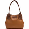 Daria Italian Leather Shoulder Bag – Soft - Grain Elegance with Sculptural Knot - Leather Italiano