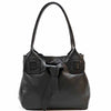 Daria Italian Leather Shoulder Bag – Soft - Grain Elegance with Sculptural Knot - Leather Italiano