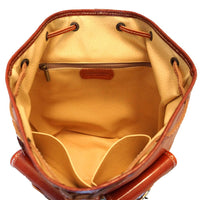 Davide Genuine Italian leather backpack - Leather Italiano