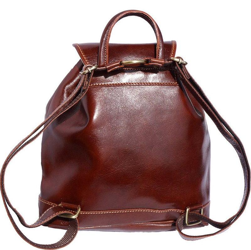 Davide Genuine Italian leather backpack - Leather Italiano