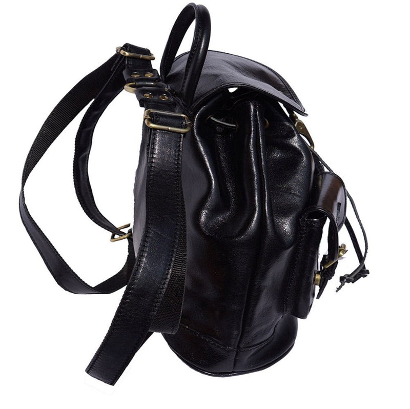 Davide Genuine Italian leather backpack - Leather Italiano