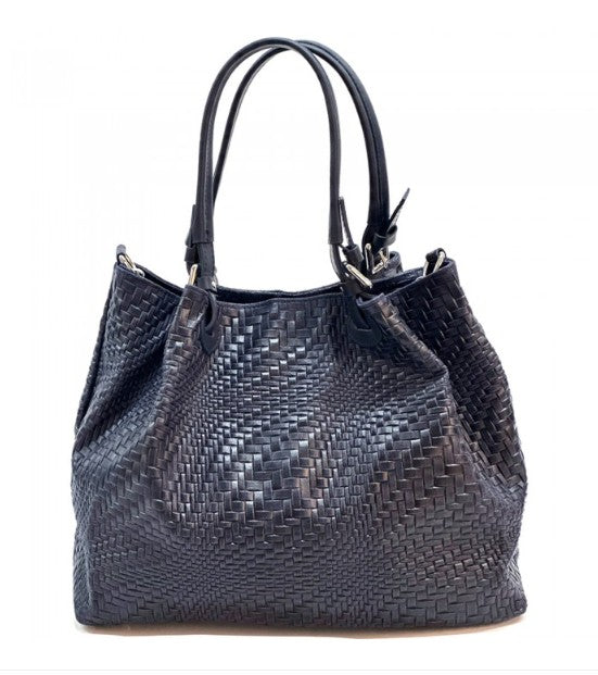 Debora S Leather Shoulder Bag: Modern Chic
