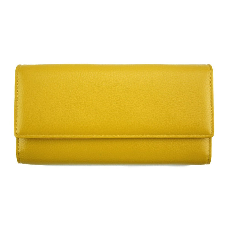 Dianora M leather wallet - Leather Italiano