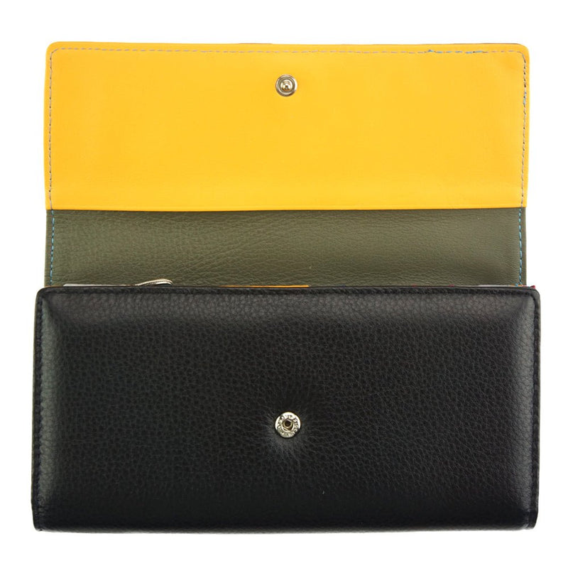 Dianora M leather wallet - Leather Italiano