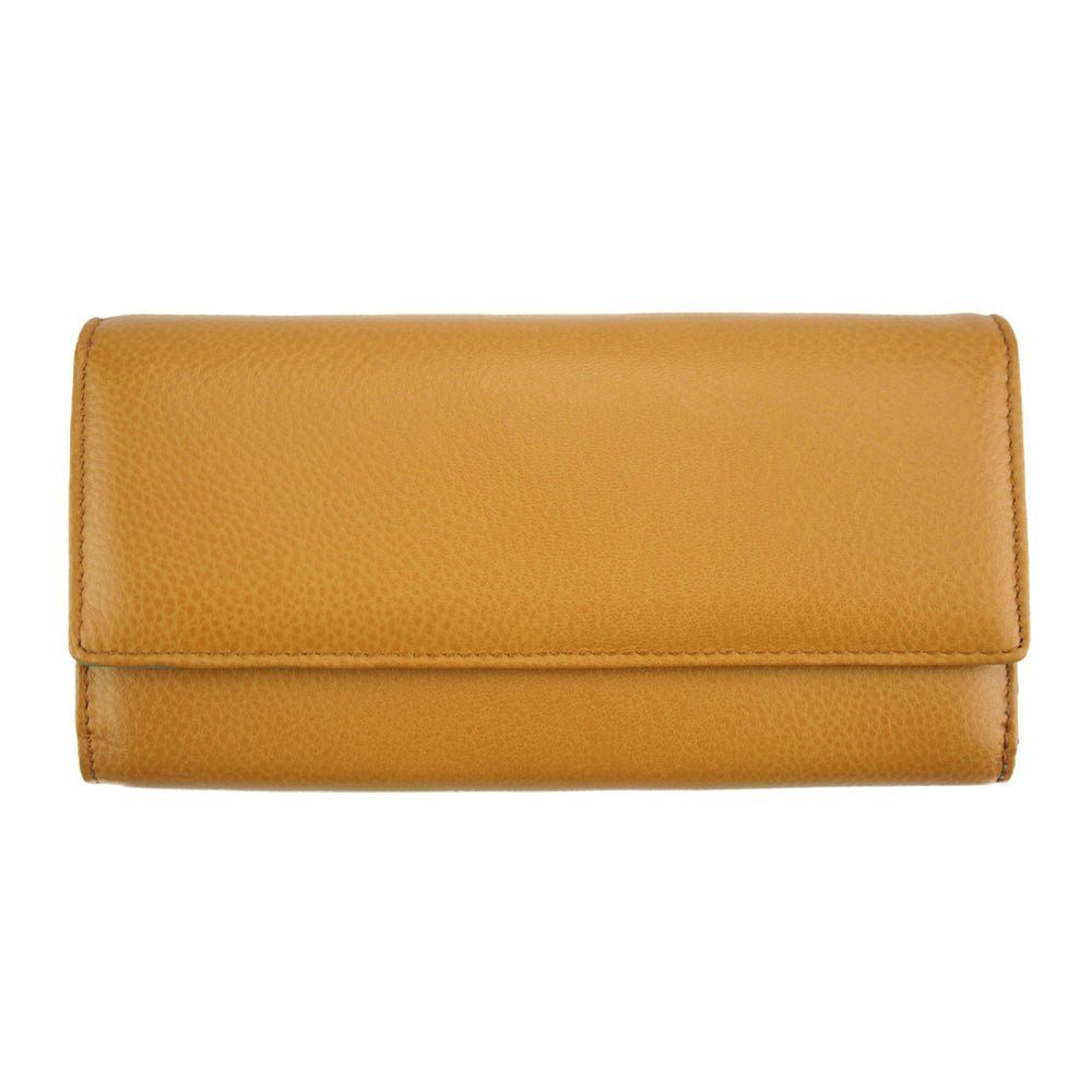 Dianora M leather wallet - Leather Italiano