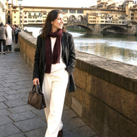 Diletta Compact Italian Leather Satchel Bag - Leather Italiano
