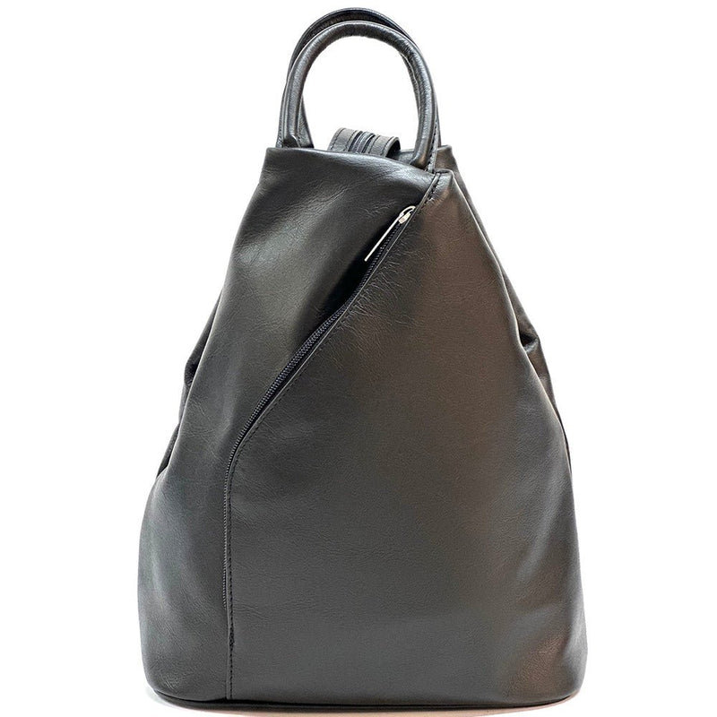 Dina Leather Backpack – Sleek Italian Craftsmanship - Leather Italiano