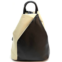 Dina Leather Backpack – Sleek Italian Craftsmanship - Leather Italiano