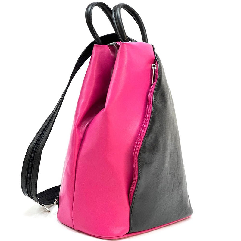 Dina Leather Backpack – Sleek Italian Craftsmanship - Leather Italiano