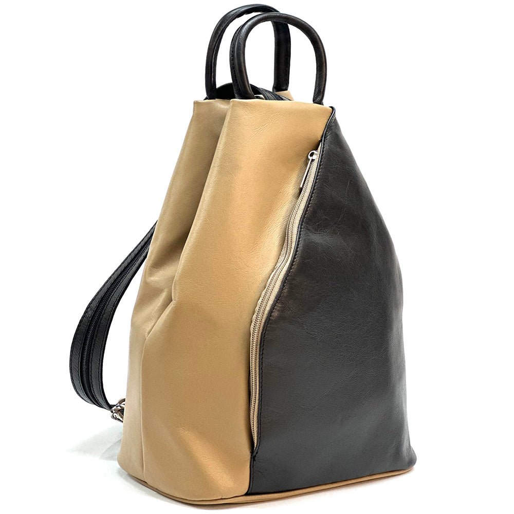 Dina Leather Backpack – Sleek Italian Craftsmanship - Leather Italiano