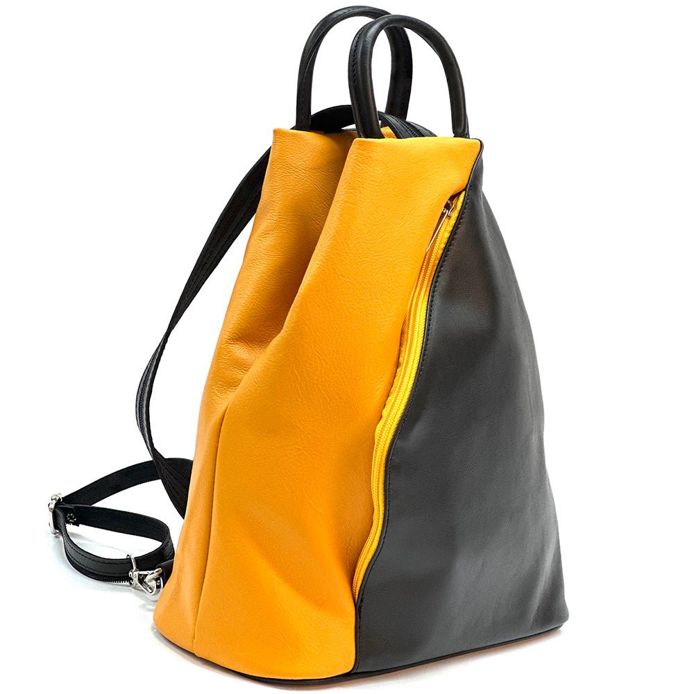 Dina Leather Backpack – Sleek Italian Craftsmanship - Leather Italiano