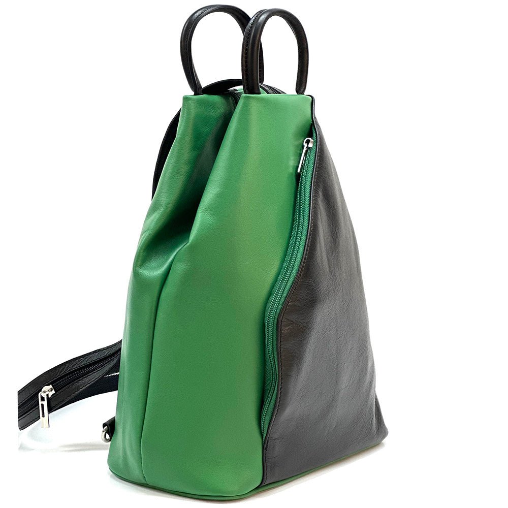 Dina Leather Backpack – Sleek Italian Craftsmanship - Leather Italiano