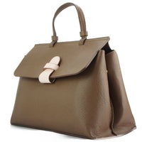 Donatella GM leather Handbag - Leather Italiano