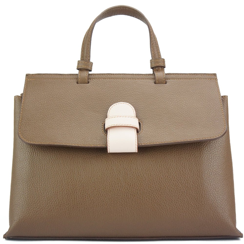 Donatella GM leather Handbag - Leather Italiano