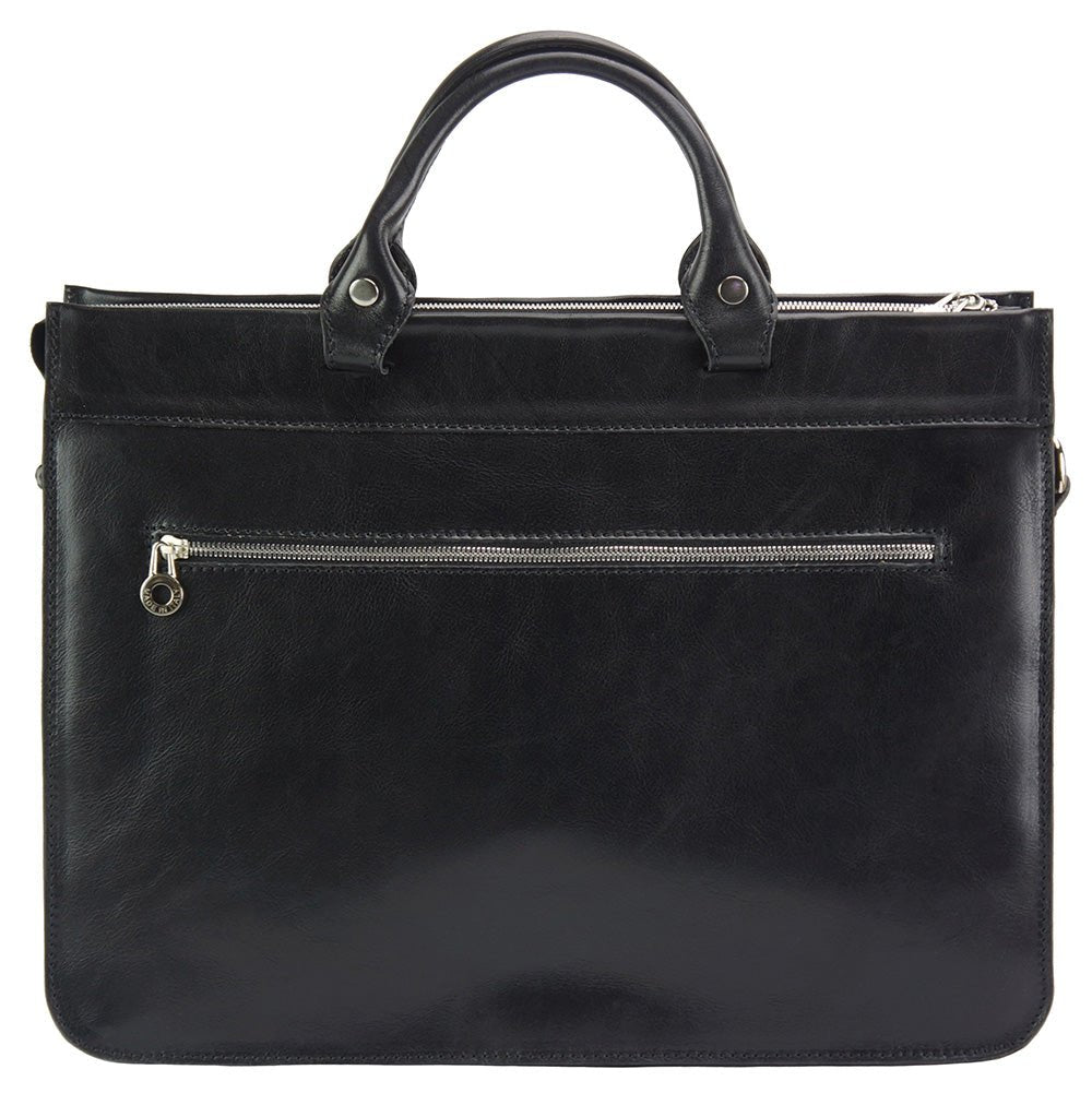 Donato leather Briefcase - Leather Italiano