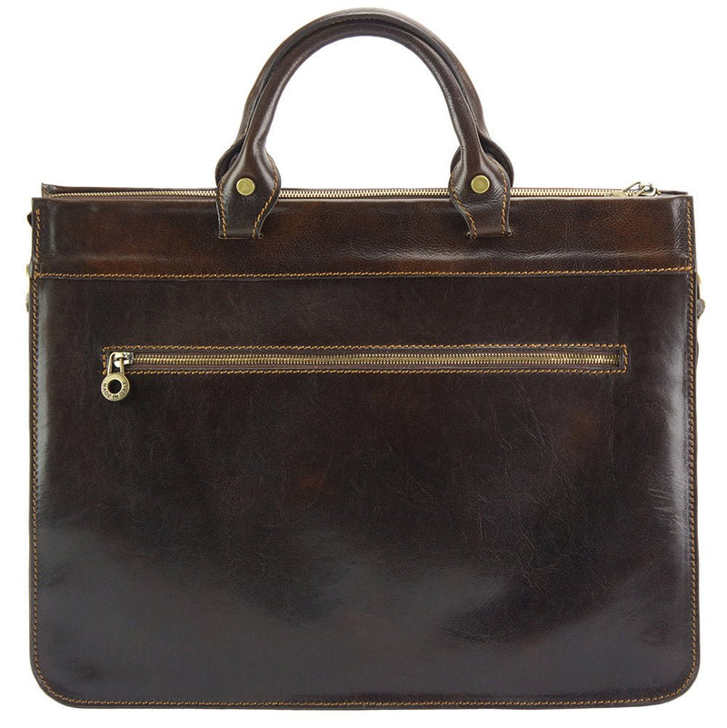 Donato leather Briefcase - Leather Italiano