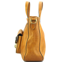 Duomo Leather Shoulder Bag: Everyday Elegance for the Modern Man - Leather Italiano