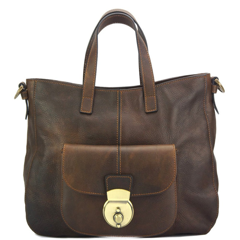 Duomo Leather Shoulder Bag: Everyday Elegance for the Modern Man - Leather Italiano