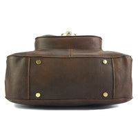 Duomo Leather Shoulder Bag: Everyday Elegance for the Modern Man - Leather Italiano