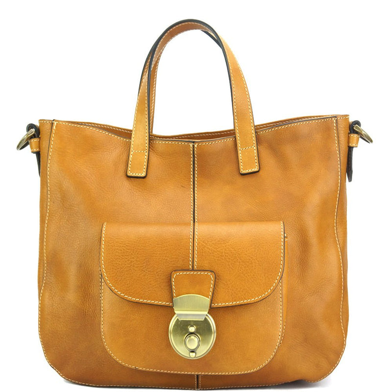 Duomo Leather Shoulder Bag: Everyday Elegance for the Modern Man - Leather Italiano