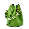 Eileen Leather Bucket Bag: A Burst of Color for Everyday Adventures - Leather Italiano