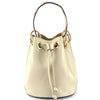 Eileen Leather Bucket Bag: A Burst of Color for Everyday Adventures - Leather Italiano