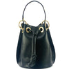 Eileen Leather Bucket Bag: A Burst of Color for Everyday Adventures - Leather Italiano