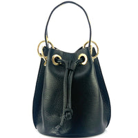 Eileen Leather Bucket Bag: A Burst of Color for Everyday Adventures - Leather Italiano