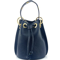 Eileen Leather Bucket Bag: A Burst of Color for Everyday Adventures - Leather Italiano