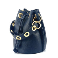 Eileen Leather Bucket Bag: A Burst of Color for Everyday Adventures - Leather Italiano