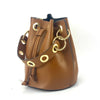 Eileen Leather Bucket Bag: A Burst of Color for Everyday Adventures - Leather Italiano