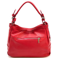 Elena Hobo Italian Leather Shoulder Bag – Soft Everyday Elegance for Women - Leather Italiano