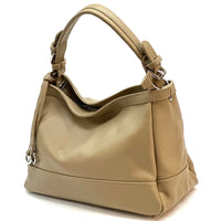 Elena Hobo Italian Leather Shoulder Bag – Soft Everyday Elegance for Women - Leather Italiano