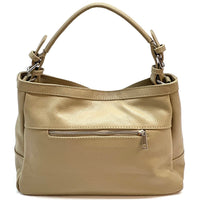 Elena Hobo Italian Leather Shoulder Bag – Soft Everyday Elegance for Women - Leather Italiano