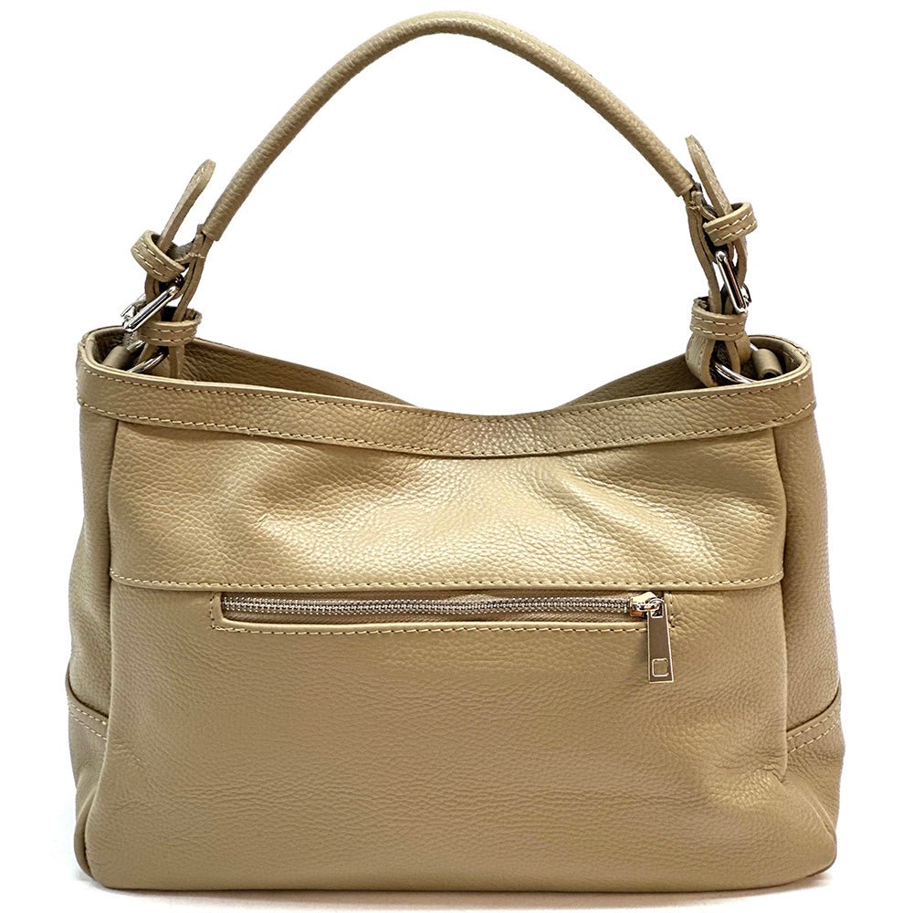 Elena Hobo Italian Leather Shoulder Bag – Soft Everyday Elegance for Women - Leather Italiano