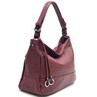 Elena Hobo Italian Leather Shoulder Bag – Soft Everyday Elegance for Women - Leather Italiano