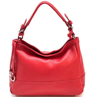 Elena Hobo Italian Leather Shoulder Bag – Soft Everyday Elegance for Women - Leather Italiano