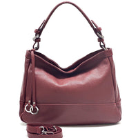Elena Hobo Italian Leather Shoulder Bag – Soft Everyday Elegance for Women - Leather Italiano