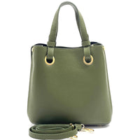 Eleonora leather shoulder bag - Leather Italiano