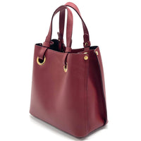 Eleonora leather shoulder bag - Leather Italiano