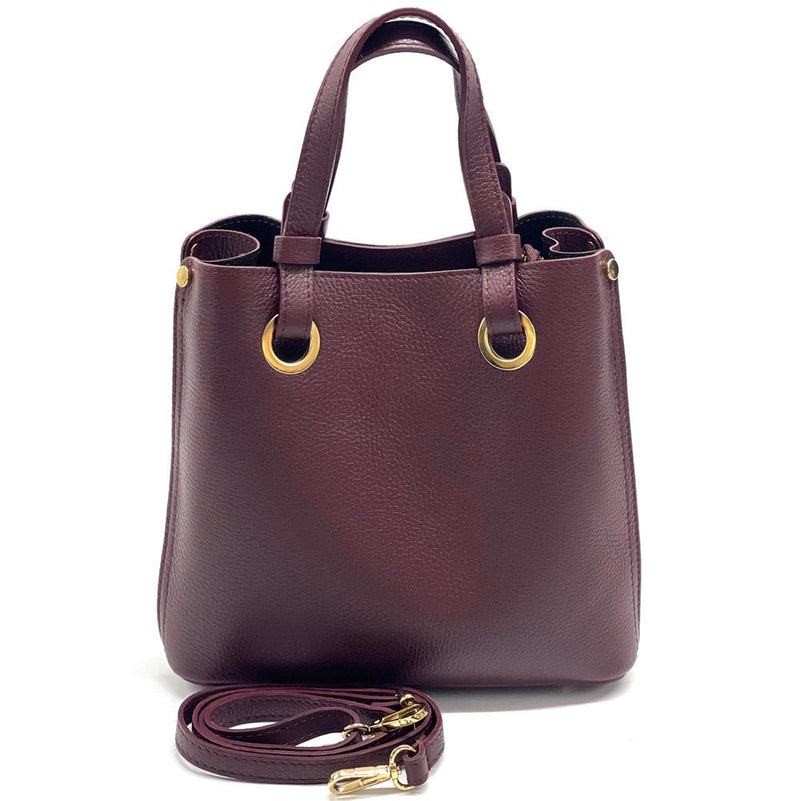 Eleonora leather shoulder bag - Leather Italiano