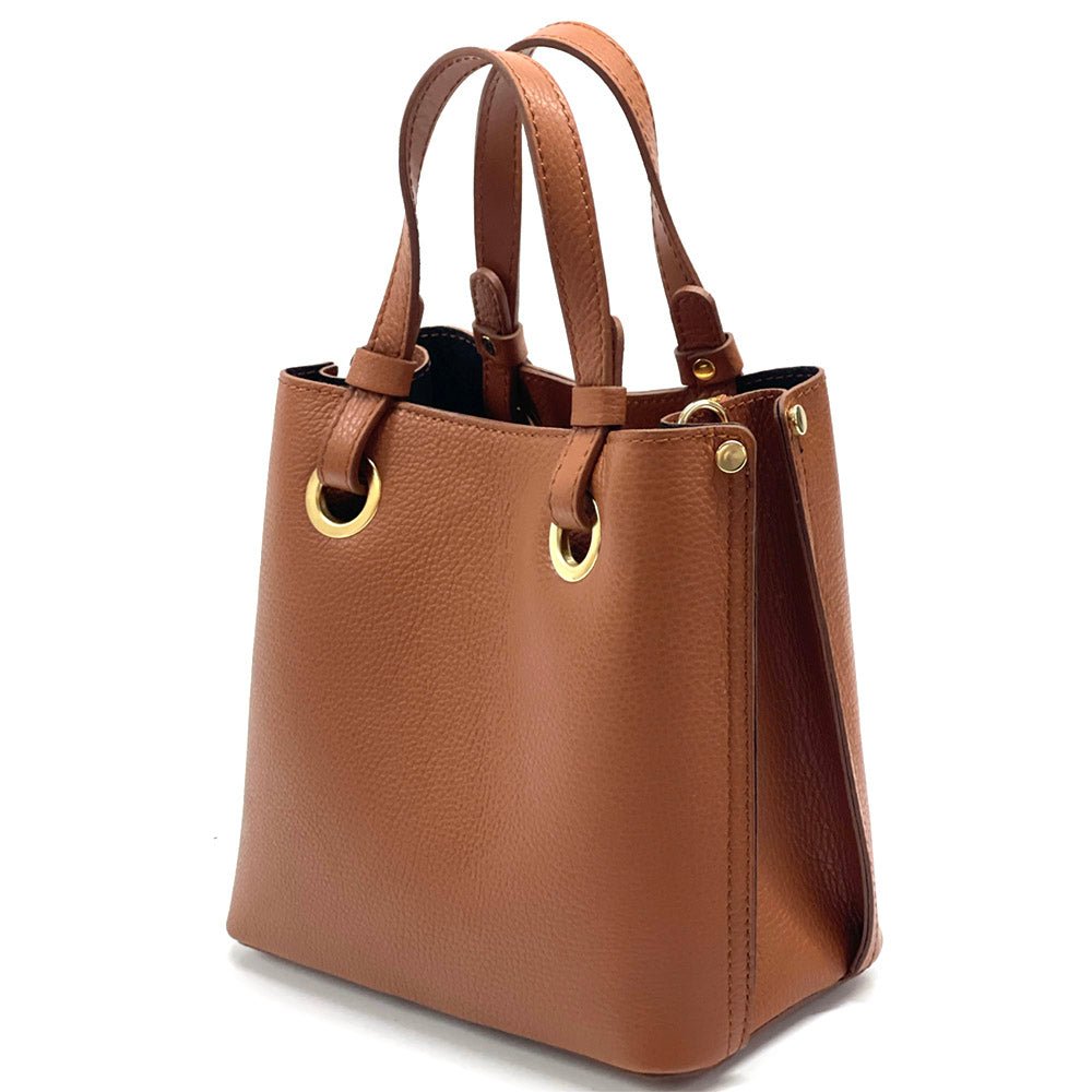 Eleonora leather shoulder bag - Leather Italiano