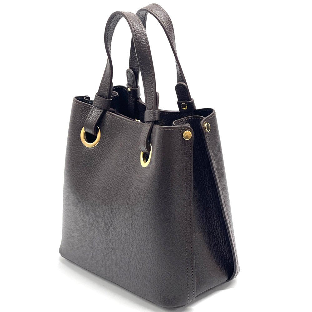 Eleonora leather shoulder bag - Leather Italiano