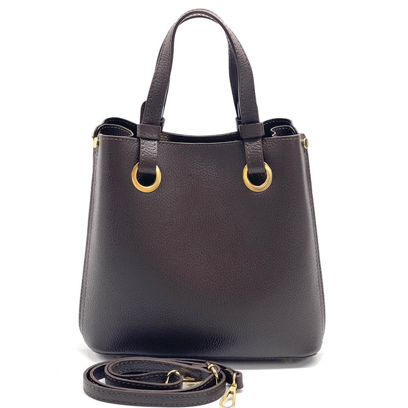 Eleonora leather shoulder bag - Leather Italiano