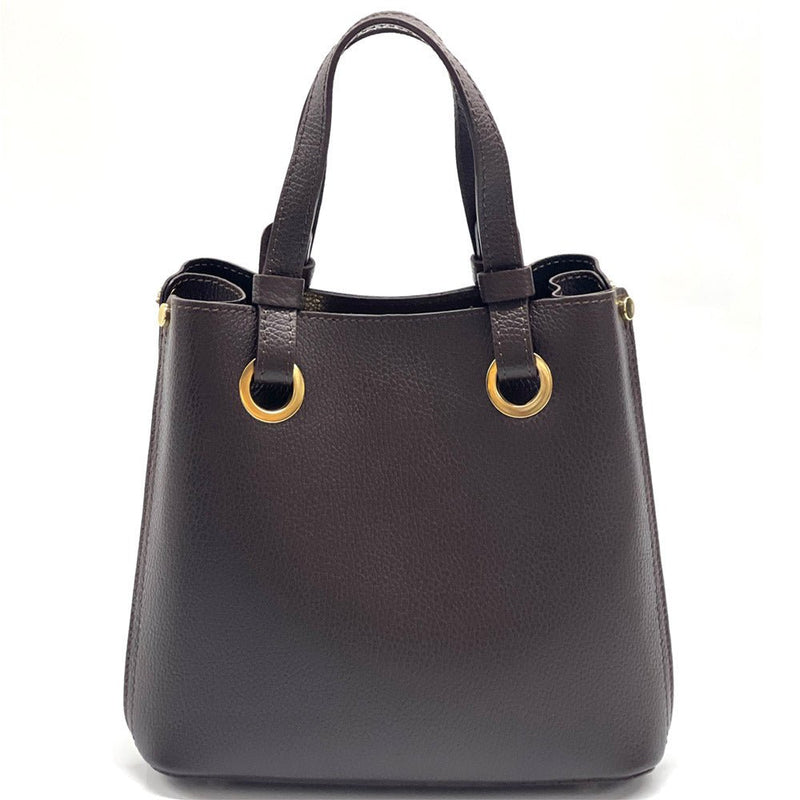 Eleonora leather shoulder bag - Leather Italiano