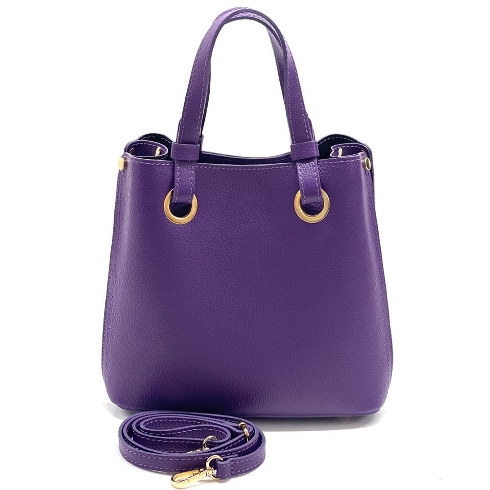 Eleonora leather shoulder bag - Leather Italiano