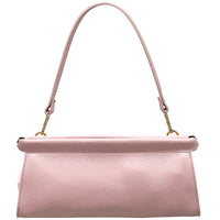 Eliora Italian Cow Leather Convertible Baguette Bag - Leather Italiano